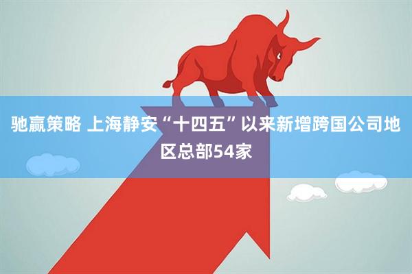 驰赢策略 上海静安“十四五”以来新增跨国公司地区总部54家